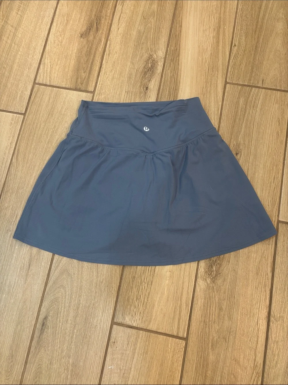 Women's Lululemon Athletic Alighn Skirt in Slate Blue - Picture 2 of 4